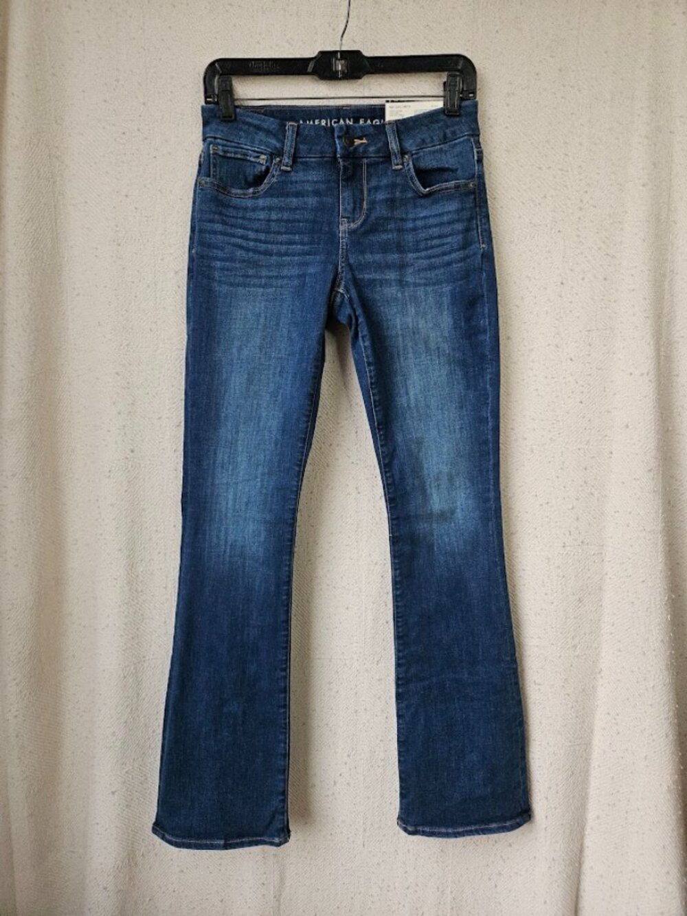American Eagle Curvy Kick Boot Bootcut Low Rise 2R Denim Country Jeans Western